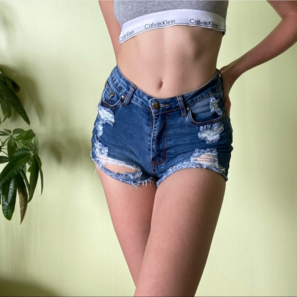 American BAZI denim shorts
